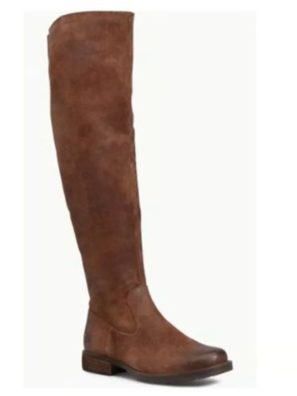 BORN Britton Over Knee Leather Riding Boot in Rust Distressed size 7 US $250